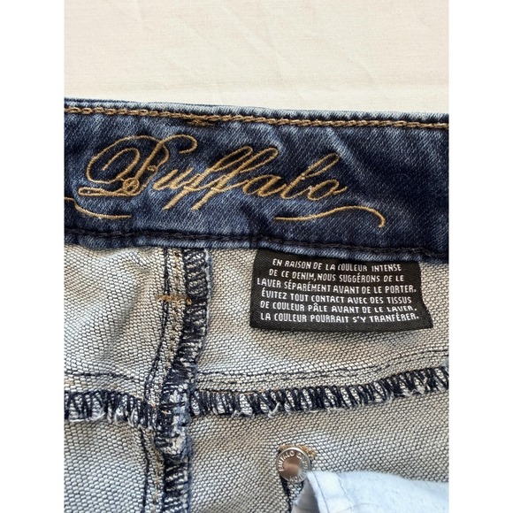 Buffalo Skinny Jeans Womens 31x27 Blue Med Wash Mid Rise Slim Denim Pants - Picture 7 of 10